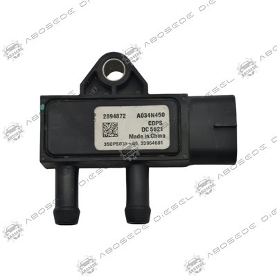 Cummins 2894872 - Synhwyrydd Pwysau Gwahaniaethol / Ecsôst (Ceisiadau DPF / EGR)